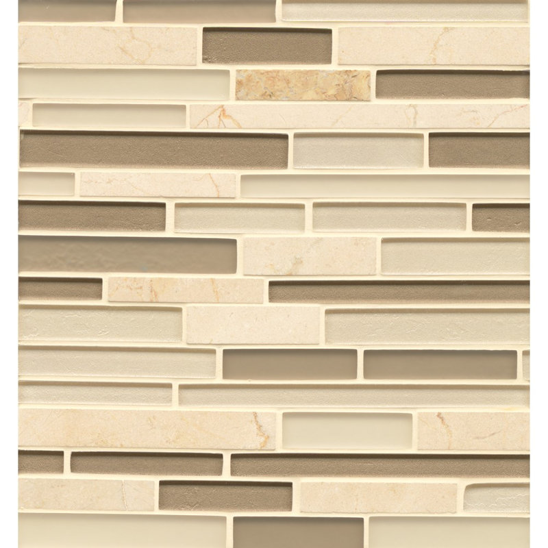 Manhattan Glass Linear Mosaic Wall & Floor Tile, Townsend