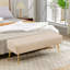 Banc rembourré en velours Chereese-915414883