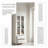 2-drawer Freestanding Linen Cabinet With Adjustable Shelves-638627460