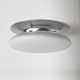 Alexander Single Light Glass LED Flush Mount