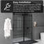 60 Inch Sliding Framed Shower Door