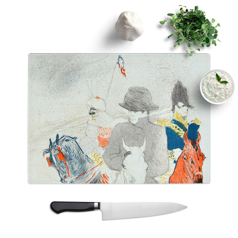 Napoleon by Henri De Toulouse-Lautrec Chopping Board, 28.5cm W x 39cm L