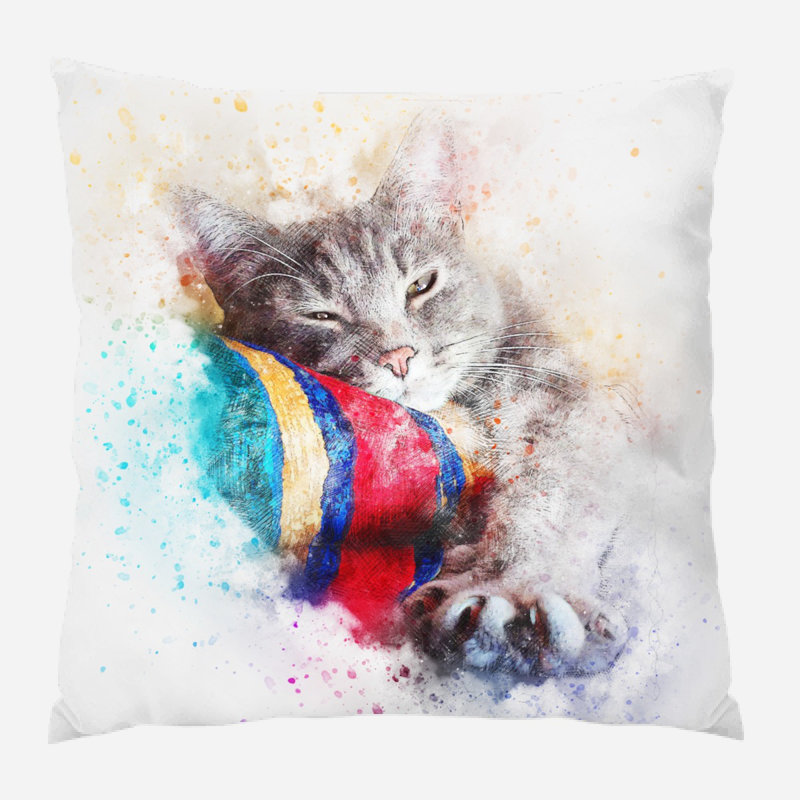 Croom Outdoor Reversible Throw Pillow, Microsuede, Indoor