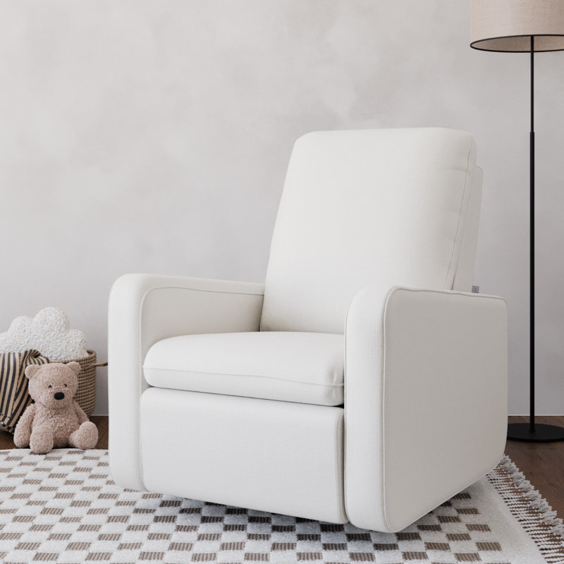 Teddi Power Recliner With USB, Ivory Basketweave