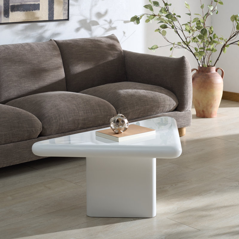 Table basse Bellalynn Conrete, Blanc, H 16 po x L 30 po x l 30 po
