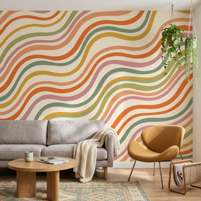 Papier peint rétro Mid Mid Modern