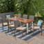 Kulpsville 79'' Rectangular 8 - Person Outdoor Dining Set with Cushions-1645392871