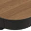 Ensemble de 2 tables basses rondes gigognes, table basse avec tiroir de rangement, table centrale en plastique pour le salon, grand: 27,56 po, petit: 19,69 po-1508501465
