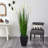64'' Faux Wheat Grass in Clay Planter