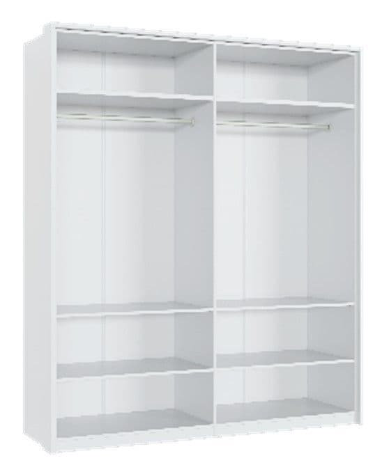 Shenika 4 Door Manufactured Wood Wardrobe