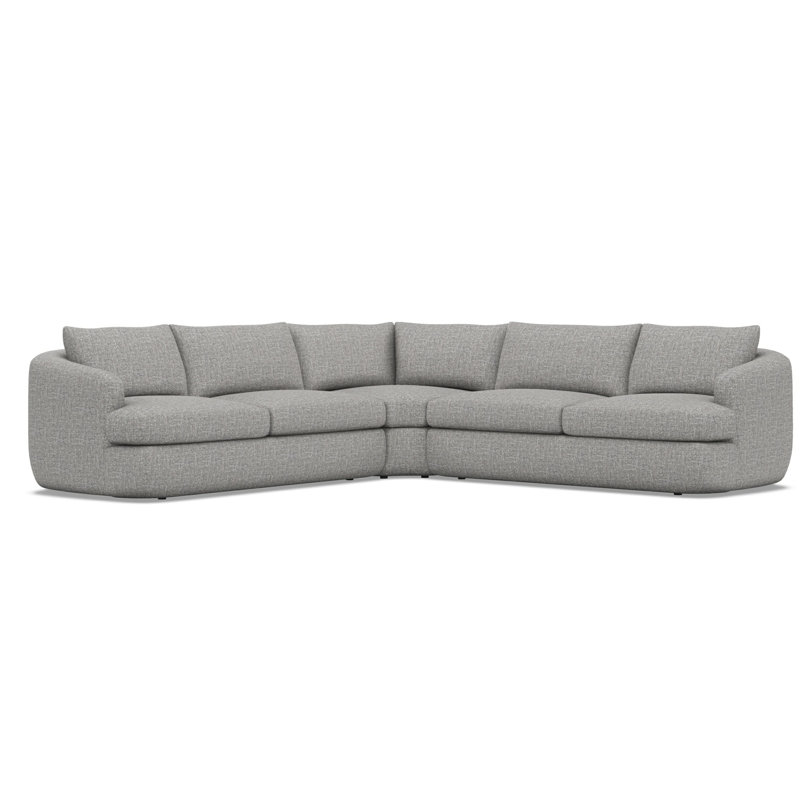 Jules Fabric 3 Pc Sectional, 1697-011