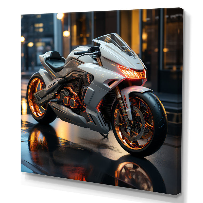 Futuriste Speedster I sur impression sur toile, Toile tendue, H 24 po x l 24 po x P 1 po