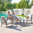 Lindel  4 Person Outdoor Conversation Sets with Hand-Woven Rope Chairs and High Back Loveseat-629977417