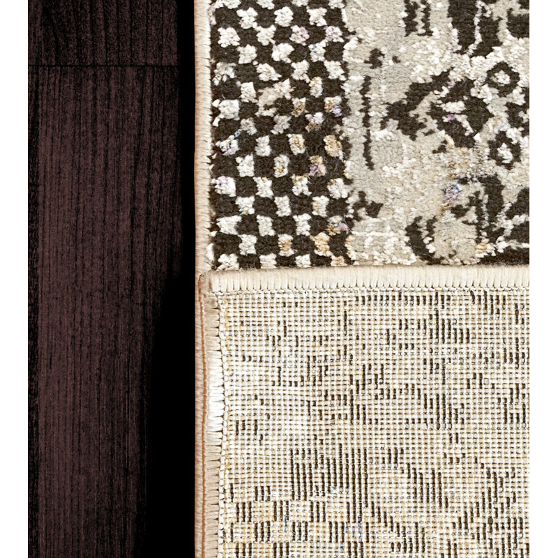 Abstract Indoor Rug, Rectangle 3'1" x 5'8"