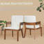 Ensemble de deux chaises de salle à manger rembourrées exquises, alliant design moderne, confort et polyvalence pour divers espaces-1964582214