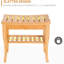 Long tabouret de spa avec compartiment de rangement - rehausse l'expérience du siège de douche et garde les accessoires de salle de bain à portée de main