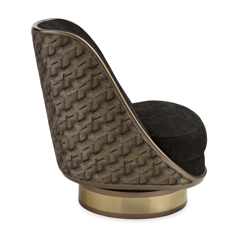 Caracole Upholstery Swivel Chair