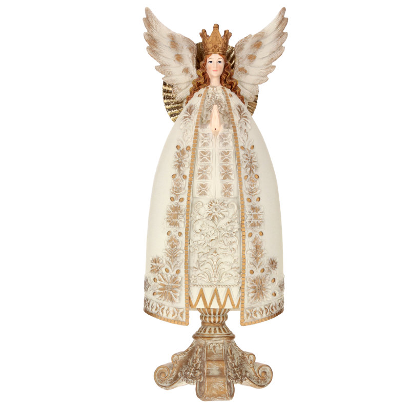 Elegant Angel With Base - 15.5 Inches