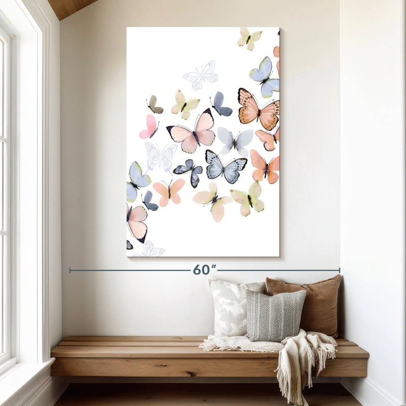 Brampt Butterfly Path, 51" H x 34" W