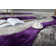 Thionville Shag Purple/Grey Shag Area Rug