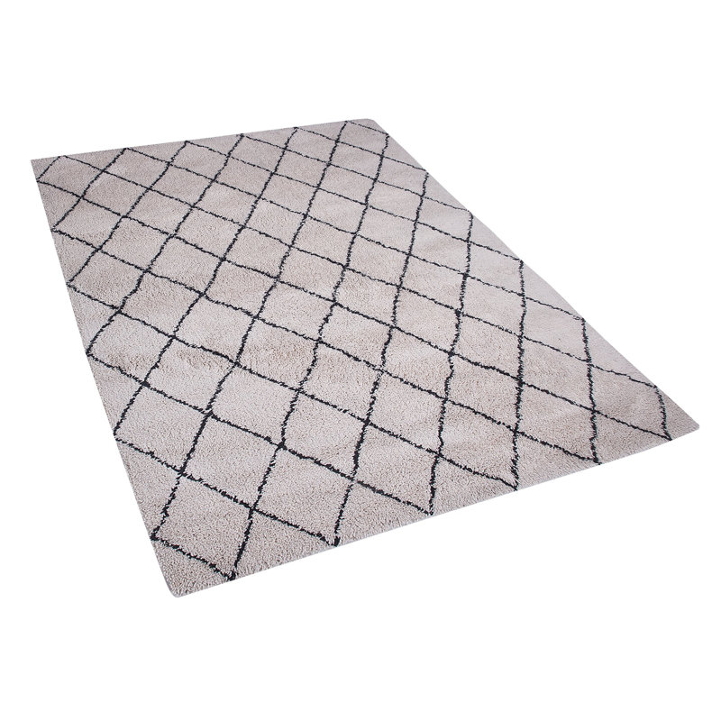 Azura Geometric Synthetic Hand Woven Area Rug, Rectangle: 160 x 230cm