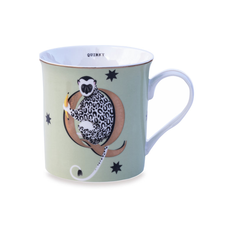 Yvonne Ellen - Gold Edition Alphabet Mug "Q"