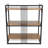 Lauxel 3 Tier Metal Framed Wood Shelf