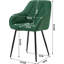 Bharmal 50.5cm H Velvet Upholstered Armchair-1515232755-1492480466