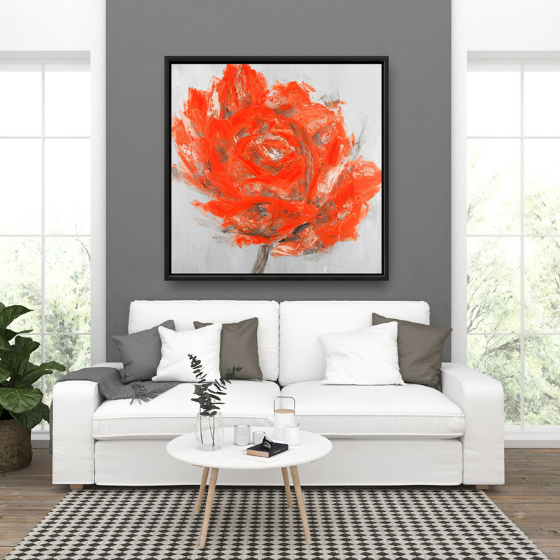 " Abstract Red Flower "
