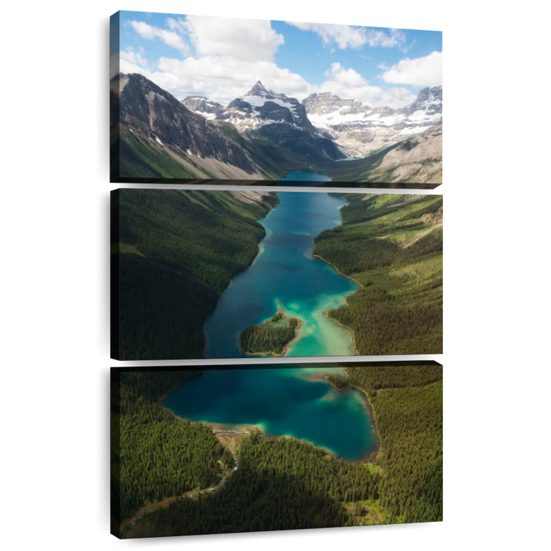 Paysage de montagnes Alvord Assiniboine, H 74 po x l 48 po