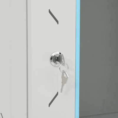 Vidaxl 18U Network Cabinet 19" IP20 Gray 23.6"X23.6"X39.4"