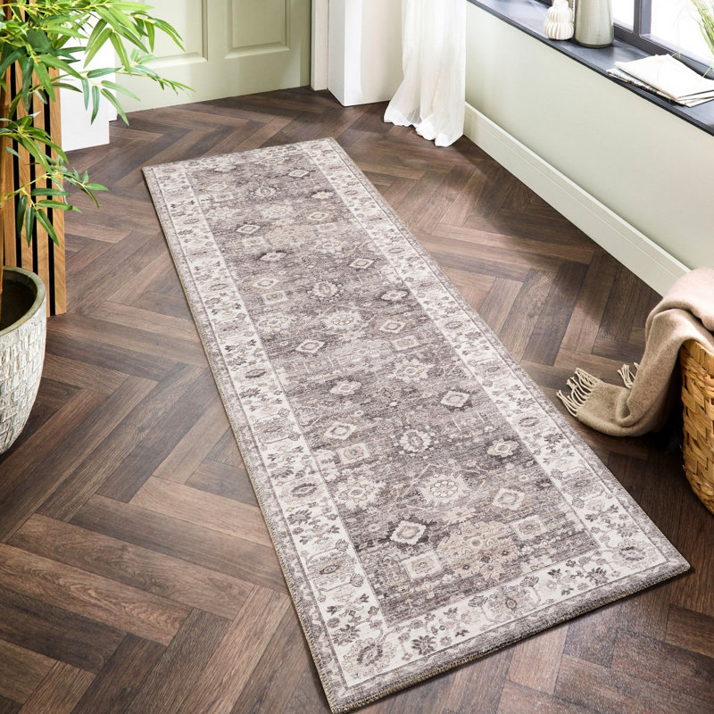Fascinant 2 pi 7 po Tapis X 9 10, 100%, envers en jute, pour les pièces de rangement
