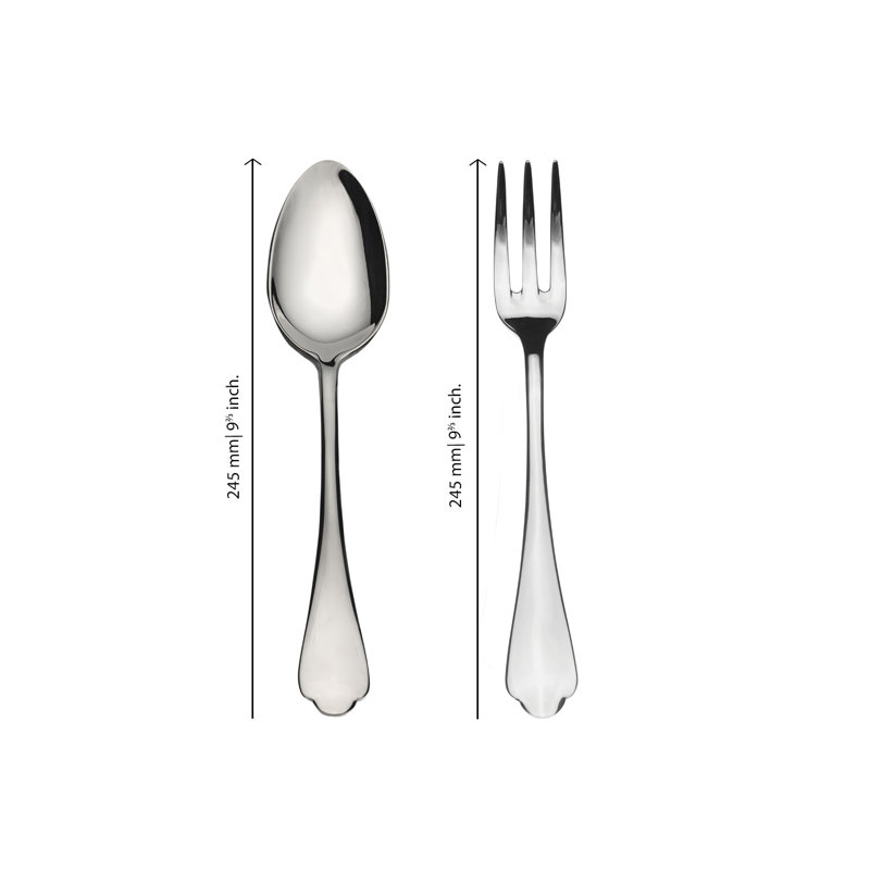 Dolce Vita Stainless Steel Salad Servers