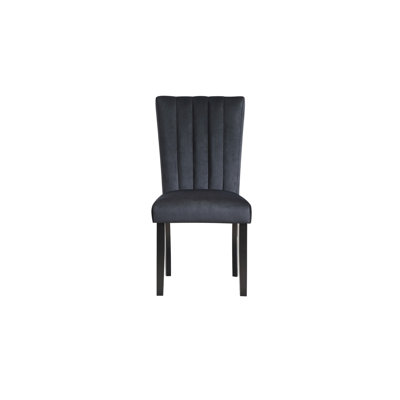 VHONG BLACK DINING CHAIR,Upholstered Dining Chair,Dining Room Chair