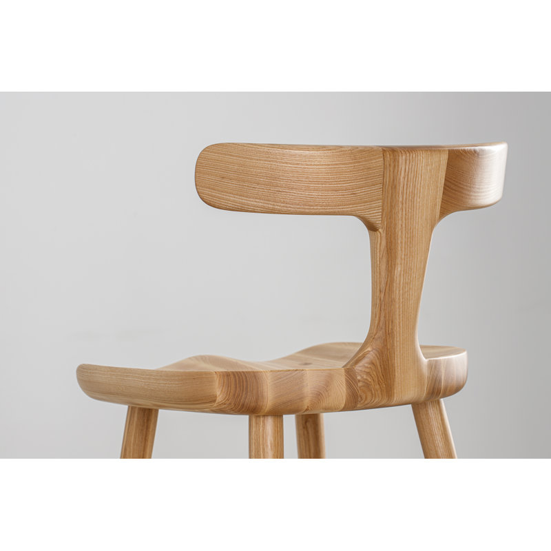 Anvil Chair With Back, Matte Ash, Bar Stool (31” Seat Height)