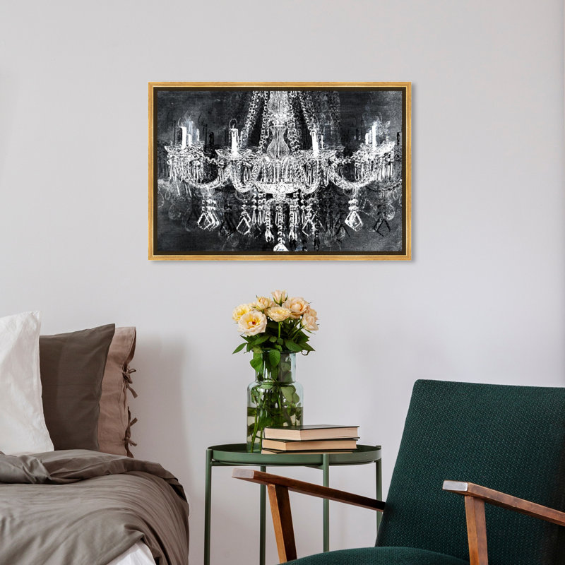 «Burst Creative Crystaltraction», impression sur toile tendue, H 24 po x l 16 po, Cadre doré