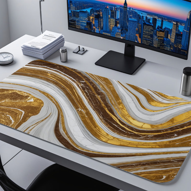 Polyester Desk Pad, 23.6x13.8
