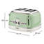 Ariete Vintage 4 Slice Toaster-49272351