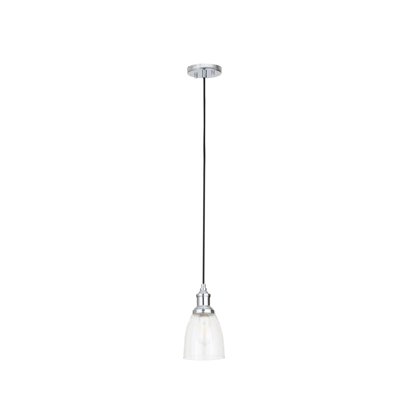 Sitkin 1 - Light Single Pendant, Polished Chrome