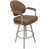 Vinyle brun / cadre beige
