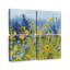 «Flower Fields Joyful In juillet», reproduction d'art sur toile 4 pièces-110842214