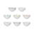 Stoneware Bowl Set With Factorial Numbers Design Styles