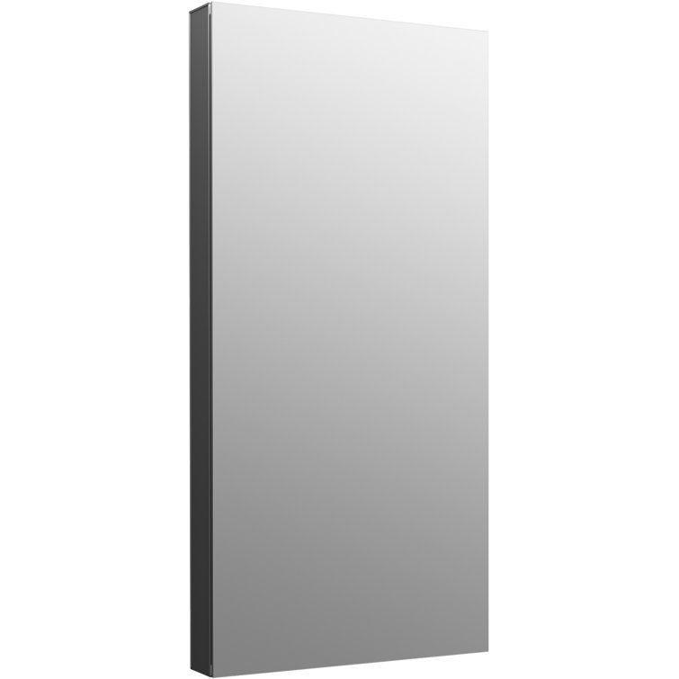 Maxstow™ Surface Mount Frameless Medicine Cabinet with 4 Fixed Shelves