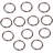 Vivtoria Zinc Shower Curtain Hook-45857674