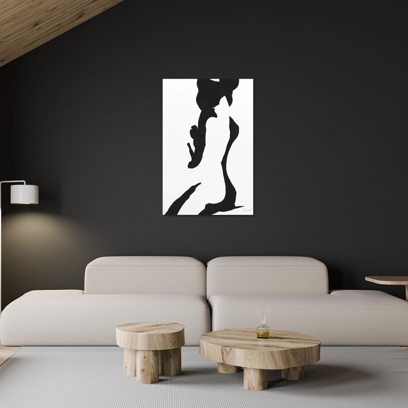 Femme, figure 1, reproduction sur verre acrylique, H 24 po x l 16 po x P 0,25 po