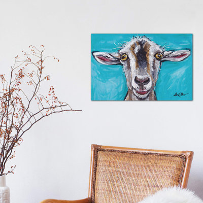 Gizmo The Goat - Wrapped Canvas Painting