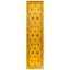 Overdyed Hand-Knotted Wool Modern-Contemporary Yellow Runner 2' 6" x 10' 2"