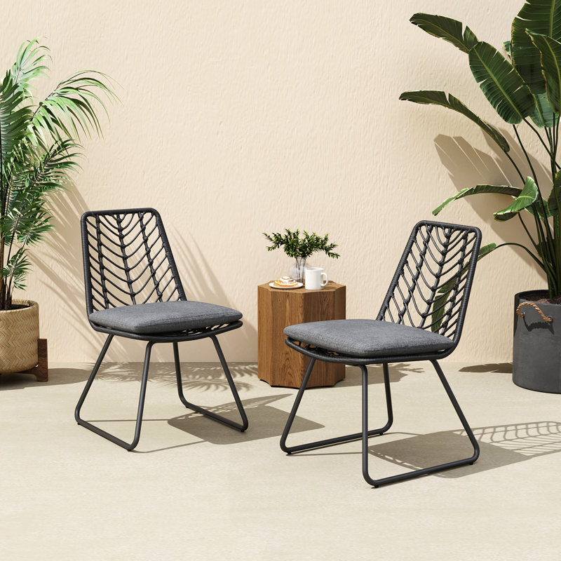 Ensemble de 2 chaises d'extérieur Farmhouse