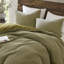 Ensemble de literie confortable en coton, texture gaufrée double / grand, tout confort
