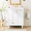 Meuble-lavabo de salle de bain avec lavabo / armoire de salle de bain avec tablette de porte / tiroir profond / meuble-lavabo de salle de bain-113435736